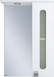 Misty Зеркальный шкаф Урал 50 R белый – фотография-1